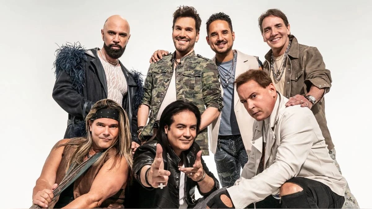 Menudo — El Reencuentro: 50 años — CMTK Events Menudo's El Reencuentro — the former members of the Puerto Rican group in the 50th-anniversary tour announcement