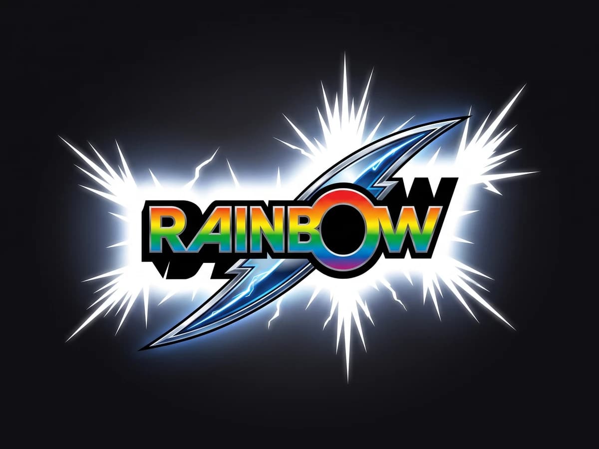 Logotipo de la Miniteca The Rainbow — imagen de Alí López, discjockey de The Rainbow (fotografía suya en búsqueda) Logotipo de la Miniteca The Rainbow — imagen de Alí López, discjockey de The Rainbow (fotografía suya en búsqueda)